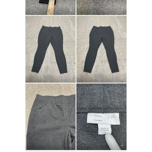 J. jill womens ponte legging pant sz medium pullon on gray stretch Elastic Waist